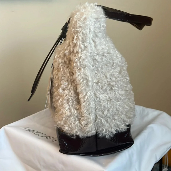 Marc Cain Large Sherpa Duffle Tote Bag - New - Picture 3 of 10